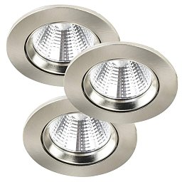 Obrázek pro produkt Vestavné svítidlo Fremont 2700K 3-Kit 3x5,5W LED kartáč. ocel - NORDLUX