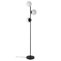 Obrázek pro produkt Stojací lampa Lilly 3x15W E14 černá opál - NORDLUX
