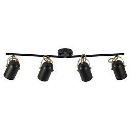 Obrázek pro produkt Bodové svítidlo Lotus 4x40W E14 černá mosaz - NORDLUX