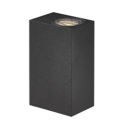 Obrázek pro produkt Venkovní nástěnné svítidlo Asbol Kubi 6,5W LED černá čirá - NORDLUX