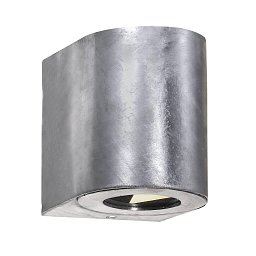 Obrázek pro produkt Venkovní nástěnné svítidlo Canto 2 2x5W LED galvanizovaná ocel čirá - NORDLUX