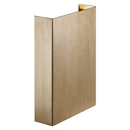 Obrázek pro produkt Venkovní nástěnné svítidlo Fold 15 2x5W LED mosaz čirá - NORDLUX
