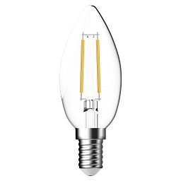 Obrázek pro produkt LED žárovka svíčka C35 E14 250lm C čirá - NORDLUX