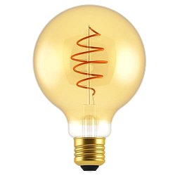 Obrázek pro produkt LED žárovka GLOBE E27 5W G95 zlatá - NORDLUX