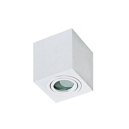 Obrázek pro produkt Stropní bodové přisazené svítidlo Azzardo Brant Square IP44 white AZ2822 GU10 1x50W IP44 9cm hranaté bílé - AZZARDO