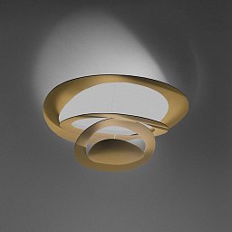 Obrázek pro produkt Pirce Mini stropní LED - 3000K - zlatá - ARTEMIDE