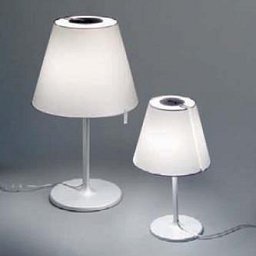 Obrázek pro produkt Stolní lampa Melampo velká šedá 2x52W E27 výška 58cm výklopná - ARTEMIDE