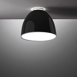 Obrázek pro produkt Nur Mini Gloss LED - stropní - černá - ARTEMIDE