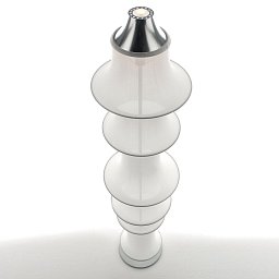 Obrázek pro produkt Ohnivzdorný difuzor 165 + kovové obruče Inox Falkland Floor - ARTEMIDE