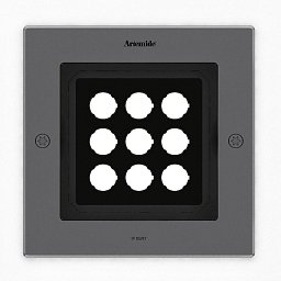 Obrázek pro produkt Ego 220 Flat pochozí ocel EL  3000K čtverec - ARTEMIDE