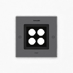 Obrázek pro produkt Ego 150 downlight čtverec 38° 3000K Inox IK09 - ARTEMIDE