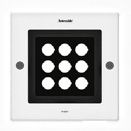 Obrázek pro produkt Ego 220 downlight čtverec EL 3000K hliník IK10 - ARTEMIDE