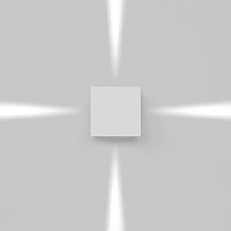 Obrázek pro produkt Effetto 14 čtverec 4 narrow beams antracitová šedá - ARTEMIDE
