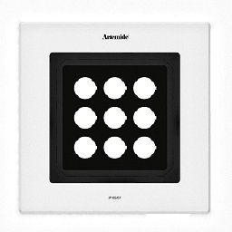 Obrázek pro produkt Ego Flat 220 downlight čtverec EL 3000K hliník IK10 - ARTEMIDE