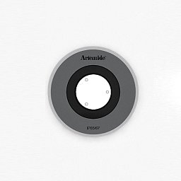 Obrázek pro produkt Ego Flat 90 downlight kruh 24° 3000K Inox IK10 - ARTEMIDE
