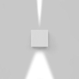 Obrázek pro produkt Effetto 14 čtverec 1 large beam + 1 narrow beam šedá bílá - ARTEMIDE
