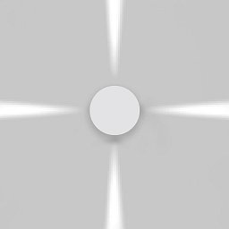 Obrázek pro produkt Effetto kruh 4 narrow beams antracitová šedá - ARTEMIDE
