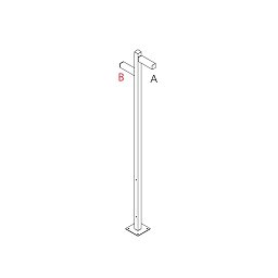 Obrázek pro produkt Walking - stojna 2500 - 2x180° hlavy - A 90h + B 60h - ARTEMIDE