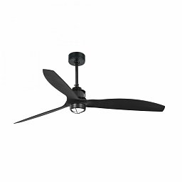JUST FAN M LED, černá, stropní LED ventilátor s DC motorem - FARO Obrázek pro produkt JUST FAN M LED, černá, stropní LED ventilátor s DC motorem - FARO