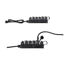 AKCE - Rozdělovač Outdoor L+L IP67 1-in/6-out - PAULMANN Obrázek pro produkt AKCE - Rozdělovač Outdoor L+L IP67 1-in/6-out - PAULMANN
