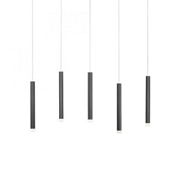 Obrázek pro produkt UKONČENA VÝROBA - BRUNO svítidlo závěsné černé 5x LED 4,8W 3000K IP20 - LEUCHTEN DIREKT / JUST LIGHT