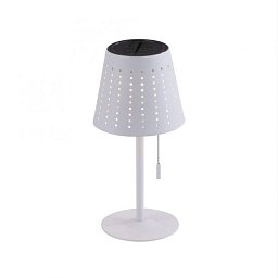 Obrázek pro produkt Stolní lampa MANDY LED bílá nabíjecí stmívatelná solární 2W 3000K IP44 - LEUCHTEN DIREKT / JUST LIGHT