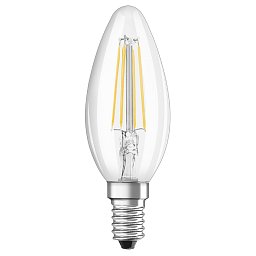 Obrázek pro produkt OSRAM Retrofit svíčková čirá 230V E14 LED EQ60 2700K - DESIGN RENDL