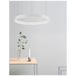 Obrázek pro produkt Závěsné svítidlo MOTIF bílý hliník a akryl LED 40W 230V 3000K IP20 stmívatelné - NOVA LUCE
