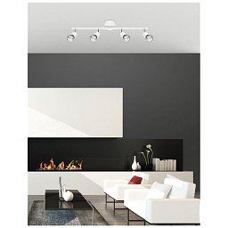 Obrázek pro produkt Bodové svítidlo BASE matný bílý kov GU10 4x5W IP20 bez žárovky - NOVA LUCE