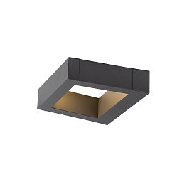 Obrázek pro produkt BOOKAT nástěnné přisazené svítidlo antracit 15 W 3000/4000 K - BIG WHITE (SLV)