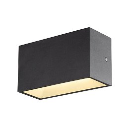 Obrázek pro produkt SITRA M WL UP/DOWN venkovní LED nástěnné přisazené svítidlo antracit CCT switch 3000/4000 K - BIG WHITE (SLV)