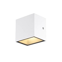 Obrázek pro produkt SITRA S WL SINGLE venkovní LED nástěnné přisazené svítidlo bílé CCT switch 3000/4000 K - BIG WHITE (SLV)