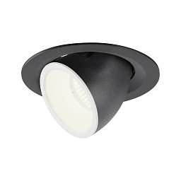 Obrázek pro produkt NUMINOS® GIMBLE M zápustné stropní svítidlo černé/bílé 4000 K 20° - BIG WHITE (SLV)