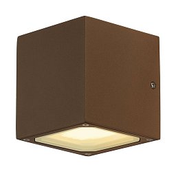 Obrázek pro produkt Venkovní svítidlo SITRA CUBE nástěnná barva rzi 230V GX53 2x9W I - BIG WHITE (SLV)