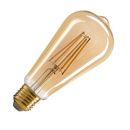 Obrázek pro produkt ST64 E27 LED světelný zdroj zlatý 7,5 W 2500 K CRI 90 320° - BIG WHITE (SLV)
