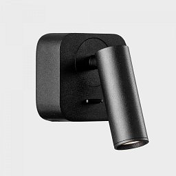 Obrázek pro produkt MYNI SQUARE nástěnné svítidlo 65x65 mm černá 3 W CRI >80 3000K Non-Dimm - KOHL-Lighting