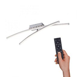 Obrázek pro produkt ALINA LED stropní svítidlo, ocel, dálkový ovladač, stmívatelné, RGB, CCT 2700-5000K - LEUCHTEN DIREKT / JUST LIGHT