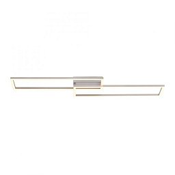 Obrázek pro produkt IVEN LED stropní svítidlo, barva ocel, stmívatelné, otočné, teplá bílá krokově stmívatelné 3000K - LEUCHTEN DIREKT / JUST LIGHT