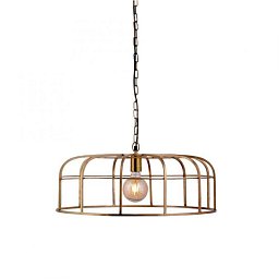 Obrázek pro produkt AMIR Závěsné svítidlo, matná mosaz, E27 patice, retrolook - LEUCHTEN DIREKT / JUST LIGHT