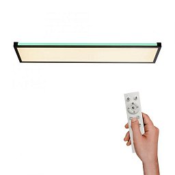Obrázek pro produkt MARIO LED stropní svítidlo, černá, stmívatelné, dálkový ovladač, paměť 2700-5000K - LEUCHTEN DIREKT / JUST LIGHT