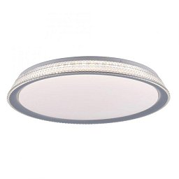 Obrázek pro produkt KARI LED stropní svítidlo, stříbrná, kruhové, stmívatelné, teplá bílá, 3000K krokově stmívatelné 3000K - LEUCHTEN DIREKT / JUST LIGHT
