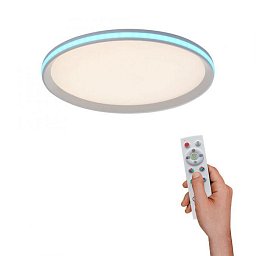 Obrázek pro produkt GALACTICA LED stropní svítidlo, bílé, CCT, RGB, dálkový ovladač, stmívatelné 2700-5000K - LEUCHTEN DIREKT / JUST LIGHT