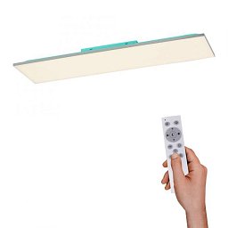 Obrázek pro produkt GUSTAV LED stropní svítidlo, bílé, CCT, RGB, dálkový ovladač, stmívatelné 2700-5000K - LEUCHTEN DIREKT / JUST LIGHT