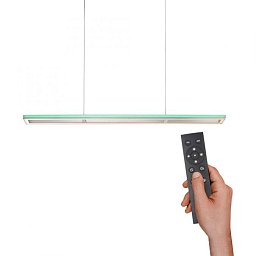 Obrázek pro produkt HELIX LED závěsné svítidlo, barva hliník, dálkový ovladač, RGB, CCT, paměť 2700-5000K - PAUL NEUHAUS