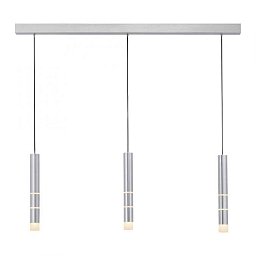 Obrázek pro produkt PURE-VEGA LED závěsné svítidlo 3-ramenné, barva hliník, teplá bílá 3000K - PAUL NEUHAUS