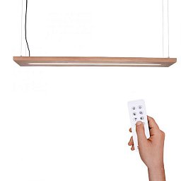 PALMA LED závěsné svítidlo, dřevo, přírodní, CCT, stmívatelné, paměť, IP20 2700-5000K - PAUL NEUHAUS Obrázek pro produkt PALMA LED závěsné svítidlo, dřevo, přírodní, CCT, stmívatelné, paměť, IP20 2700-5000K - PAUL NEUHAUS