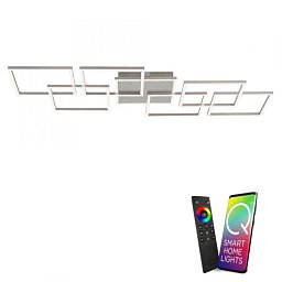 Obrázek pro produkt Paul Neuhaus, Q-INIGO, LED stropní svítidlo, ocel, Smart Home ZigBee 2700-5000K - PAUL NEUHAUS