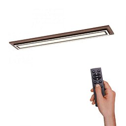 Obrázek pro produkt PALMA LED stropní svítidlo, imitace dřeva, stmívatelné, dálkový ovladač, CCT 2700-5000K - PAUL NEUHAUS