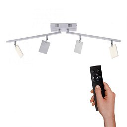 Obrázek pro produkt PURE-MIRA LED stropní svítidlo stmívatelné CCT paměť 2700-5000K hliník - PAUL NEUHAUS