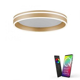 Obrázek pro produkt Paul Neuhaus, Q-VITO, LED stropní svítidlo, pr. 40 cm, matná mosaz ZigBee 2700-5000K - PAUL NEUHAUS